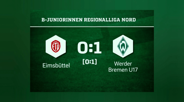 Werder Bremen U17: Dramatischer Auswärtssieg in der Regionalliga&nbsp;Nord