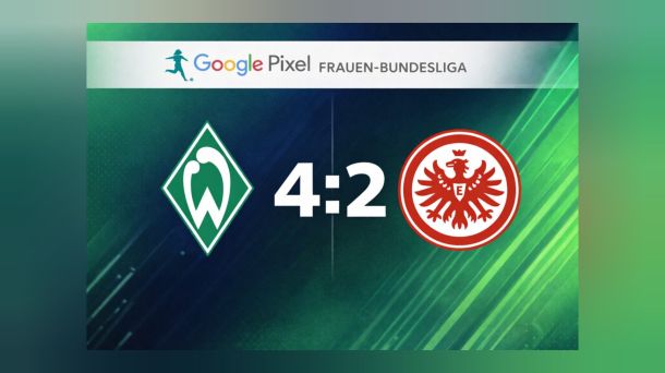 Moral, Traumtore und großer Jubel: Werder-Frauen drehen Spiel gegen&nbsp;Frankfurt