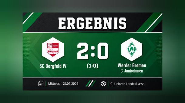 U15-Juniorinnen: Werder Bremen verliert in&nbsp;Borgfeld